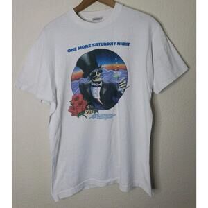 Vintage 90s 1991 Grateful Dead One More Saturday Night Stanley Mouse shirt LARGE
